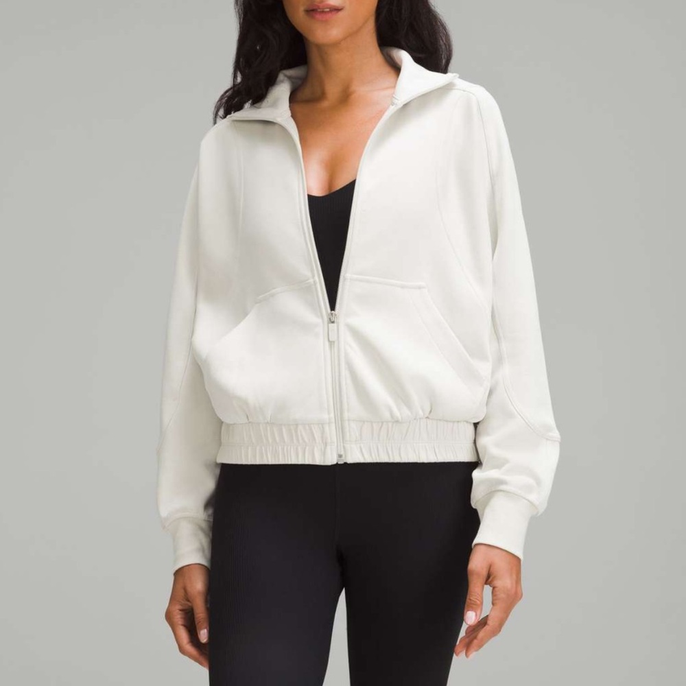Lululemon Brushed Softstreme Funnel-Neck Zip Up